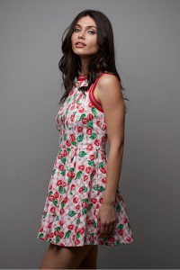 VESTIDO CHERRY MANGATA