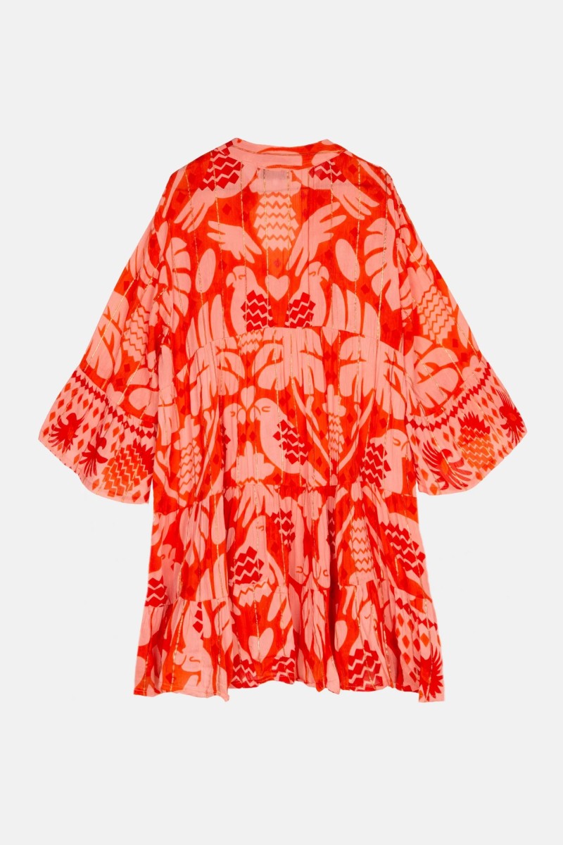VESTIDO ACAPULCO ROJO CORTO