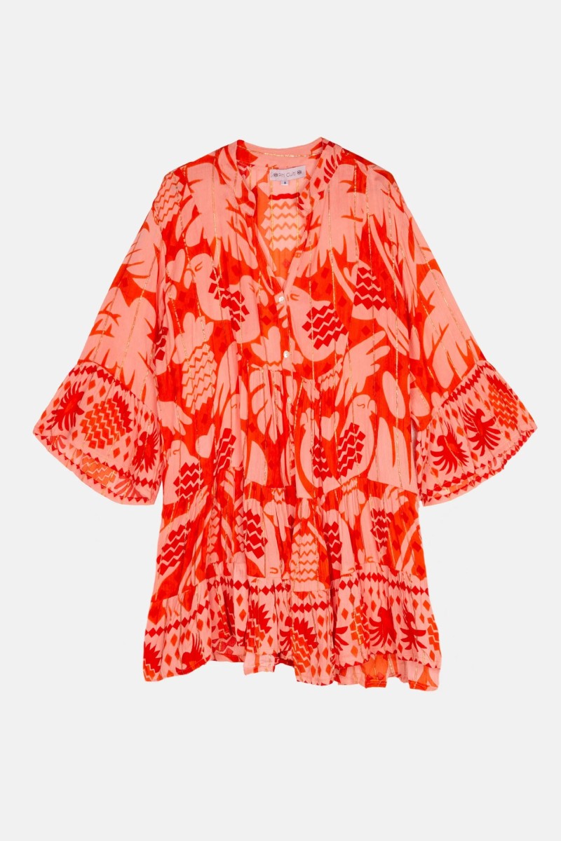 VESTIDO ACAPULCO ROJO CORTO