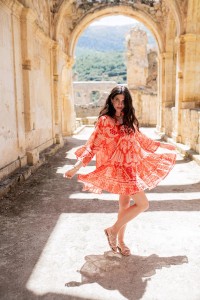 VESTIDO ACAPULCO ROJO CORTO