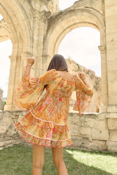 VESTIDO CAPRI NARANJA