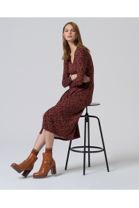 VESTIDO MIDI ESTAMPADO