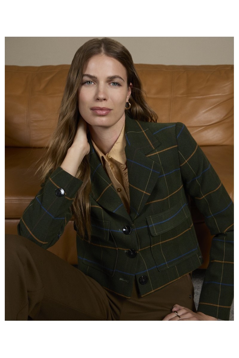 BLAZER CROPPED CUADROS BLAZER CROPPED CUADROS