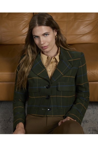BLAZER CROPPED CUADROS