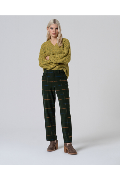 PANTALÓN CUADRO VERDE